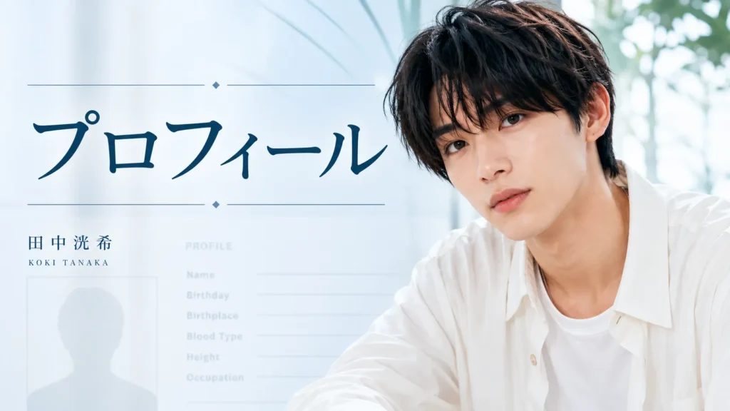 田中洸希さんのプロフィール
