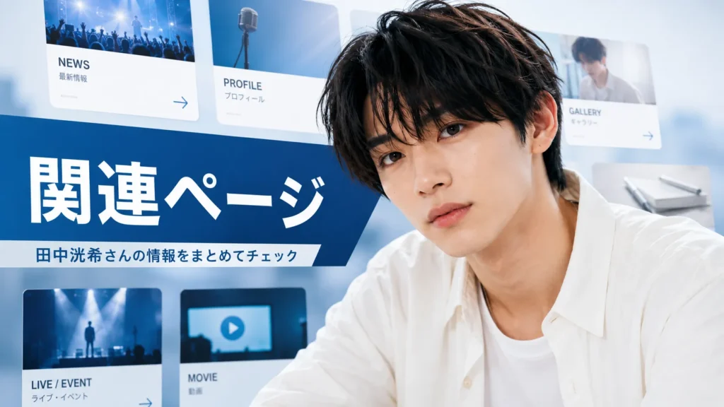田中洸希さんの関連ページ
