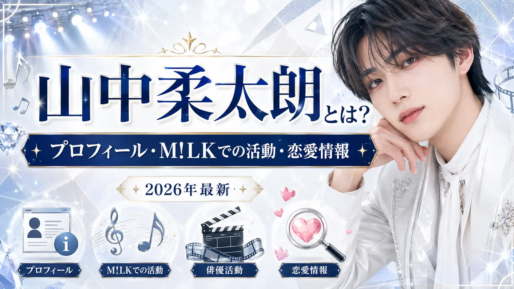 山中柔太朗とは？プロフィール・年齢・M!LK・俳優活動・ファッションを整理