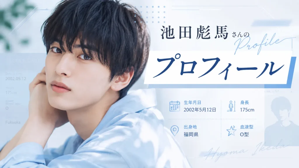 池田彪馬の基本プロフィールを整理したイメージ画像